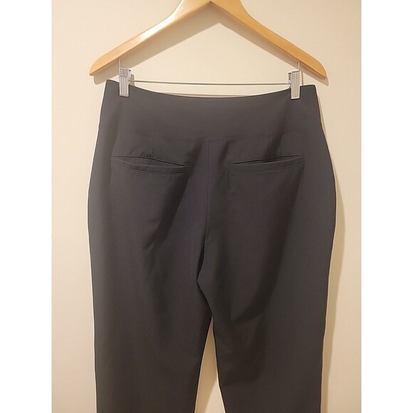 Athleta Endless High Rise Pants Travel Athletic Casual Work Black Size 10 Office - Picture 6 of 10